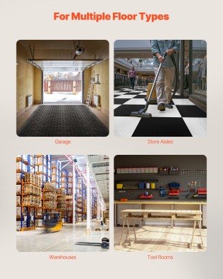 VEVOR Σετ Άκρων Γκαράζ 15 Τεμαχίων - Μαύρο LSCKDDBYJMKPKNJAI001V0