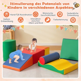 Costway Αφρώδη Τουβλάκια για Παιχνίδι & Αναρρίχηση Πολύχρωμα 40 x ... Costway Αφρώδη Τουβλάκια για Παιχνίδι & Αναρρίχηση Πολύχρωμα 40 x ...