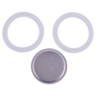 Galileo Σετ Ανταλλακτικών Καφετιέρας 3 Φλιτζανιών με Φίλτρο και 2 Π...