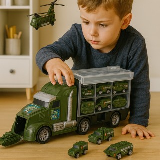 BAKAJI Στρατιωτικό Όχημα 12 σε 1 με Παιχνίδια Άρματα Μάχης Στρατού ... BAKAJI Στρατιωτικό Όχημα 12 σε 1 με Παιχνίδια Άρματα Μάχης Στρατού ...