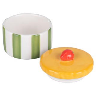 Villa dEste Home Fruit Life Θήκη Ζάχαρης Κεραμική 160 ml με Καπάκι ...