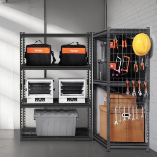 VEVOR Ράφια Αποθήκευσης 4 Επιπέδων Ρυθμιζόμενη Βαρέως Τύπου Μονάδα ... VEVOR Ράφια Αποθήκευσης 4 Επιπέδων Ρυθμιζόμενη Βαρέως Τύπου Μονάδα ...