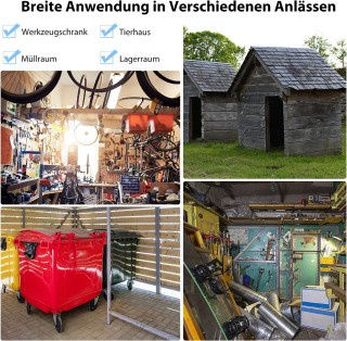 Costway Μεταλλική Αποθήκη Κήπου με Ανθεκτική Κατασκευή και Εύκολη Π... Costway Μεταλλική Αποθήκη Κήπου με Ανθεκτική Κατασκευή και Εύκολη Π...