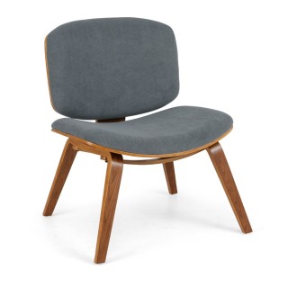 Costway Σύγχρονη Άνετη Καρέκλα σε Σκούρο Γκρι JV12735WT