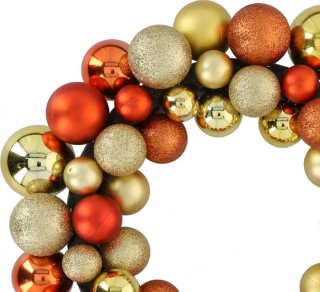 BAKAJI Χριστουγεννιάτικο στεφάνι με μπάλες για πόρτα, στεφάνι Χρισ... BAKAJI Χριστουγεννιάτικο στεφάνι με μπάλες για πόρτα, στεφάνι Χρισ...