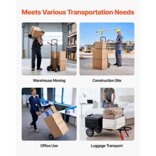 VEVOR Καρότσι Μεταφοράς Βαρέως Τύπου 272kg με Ρόδες & Τηλεσκοπική Λ... VEVOR Καρότσι Μεταφοράς Βαρέως Τύπου 272kg με Ρόδες & Τηλεσκοπική Λ...