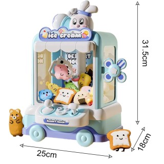 BAKAJI Μηχάνημα Διανομής Παιχνιδιών με Άγκιστρο για Παιδιά με Λούτρ...