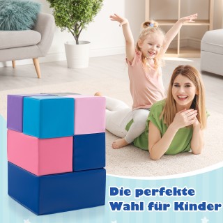 Costway Σετ 7 Τεμάχια Αφρώδη Μικρά και Μεγάλα Μπλοκ Αναρρίχησης FH1...