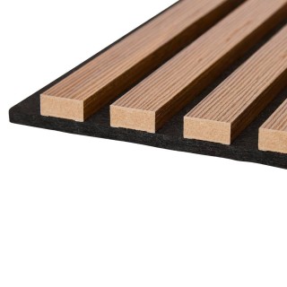 Atmosphera Σετ 3 Διακοσμητικών Πάνελ Κόλβα με Εφέ Καρυδιάς και Μαύρ...