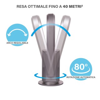 Kooper Καθαριστής αέρα με 2 φίλτρα Hepa, έλεγχος μέσω τηλεχειριστηρ...