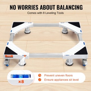 Ρυθμιζόμενη Βάση Ψυγείου & Πλυντηρίου VEVOR με Ρόδες XYJDZKSSZJDJX... Ρυθμιζόμενη Βάση Ψυγείου & Πλυντηρίου VEVOR με Ρόδες XYJDZKSSZJDJX...