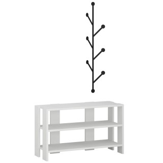 Shally Dogan Είσοδος Σκαπιέρα - Παπουτσοθήκη 3 Ραφιών με Κρεμάστρα ... Shally Dogan Είσοδος Σκαπιέρα - Παπουτσοθήκη 3 Ραφιών με Κρεμάστρα ...