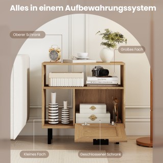 Costway Ρατάν Κομοδίνο με Μεταλλικά Πόδια και Αποθηκευτικό Χώρο 59 ... Costway Ρατάν Κομοδίνο με Μεταλλικά Πόδια και Αποθηκευτικό Χώρο 59 ...