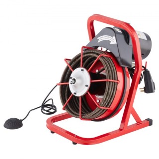 VEVOR Μηχανή Καθαρισμού Αποχέτευσης 50FT x 1/2 Χειροκίνητη & 4 Κόφτ... VEVOR Μηχανή Καθαρισμού Αποχέτευσης 50FT x 1/2 Χειροκίνητη & 4 Κόφτ...