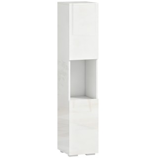 HOMCOM Slim Πολυμεσική Στήλη 5 Ραφιών με Ρυθμιζόμενα Ράφια, Λευκό 8... HOMCOM Slim Πολυμεσική Στήλη 5 Ραφιών με Ρυθμιζόμενα Ράφια, Λευκό 8...