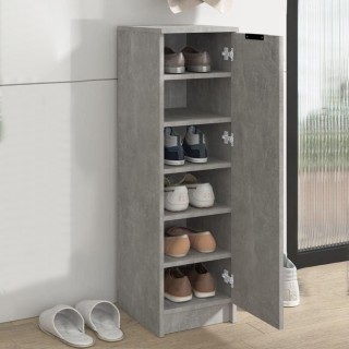 BAKAJI Ξύλινη Πολυλειτουργική Παπουτσοθήκη Τσιμέντο 30x35x100 εκ. 0... BAKAJI Ξύλινη Πολυλειτουργική Παπουτσοθήκη Τσιμέντο 30x35x100 εκ. 0...