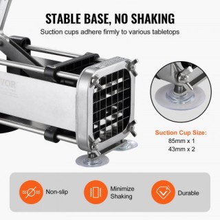 VEVOR  Κόφτης Πατάτας Ανοξείδωτος με 2 Λεπίδες SYWSQSTJWJ12IGYCYV0