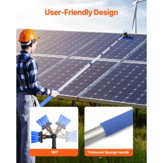 VEVOR Κιτ Καθαρισμού Ηλιακών Πάνελ με Επεκτεινόμενη Λαβή 9m TYNDCBQ... VEVOR Κιτ Καθαρισμού Ηλιακών Πάνελ με Επεκτεινόμενη Λαβή 9m TYNDCBQ...