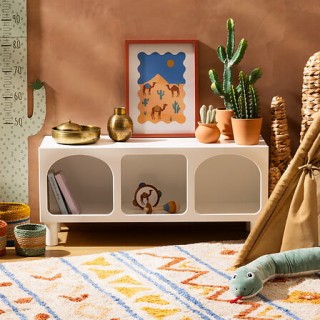 Ξύλινη Παιδική Συρταριέρα με 3 Ράφια 90 x 32 x 40 cm Λευκό 205867 A... Ξύλινη Παιδική Συρταριέρα με 3 Ράφια 90 x 32 x 40 cm Λευκό 205867 A...