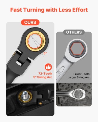 VEVOR Σετ Μερών Ευέλικτου Κλειδιού Καστάνιας 24-τεμαχίων SAE & Metr... VEVOR Σετ Μερών Ευέλικτου Κλειδιού Καστάνιας 24-τεμαχίων SAE & Metr...