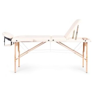 ModernHome Ξύλινο Κρεβάτι Μασάζ 3 ζωνών με Βαλίτσα και Τσάντα BM352...