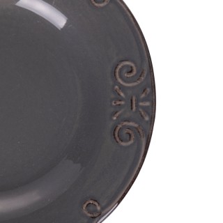 Villa dEste Home Σετ 6 τμχ Πιάτο Φρούτων από Σμάλτο Γκρε: 215 cm Du... Villa dEste Home Σετ 6 τμχ Πιάτο Φρούτων από Σμάλτο Γκρε: 215 cm Du...