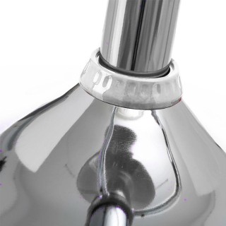 BAKAJI  Σετ 2 Ρυθμιζόμενα Σκαμπό Κουζίνας από Ατσάλι και ABS Περιστ...