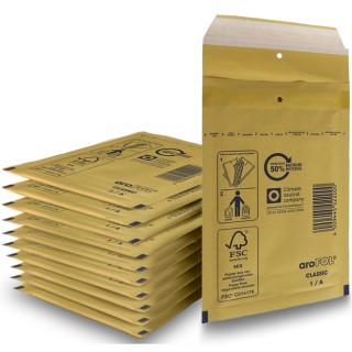 BAKAJI Φάκελοι Αποστολής 10 Τεμάχια Με Φυσαλίδες Κίτρινοι Διαστάσει...