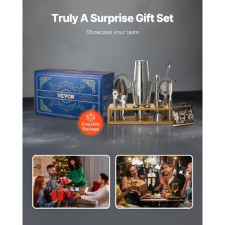 VEVOR Σετ Κοκτέιλ 13 Τεμαχίων Ανοξείδωτο Ατσάλι Ασημί JBYJTZBSDB137... VEVOR Σετ Κοκτέιλ 13 Τεμαχίων Ανοξείδωτο Ατσάλι Ασημί JBYJTZBSDB137...