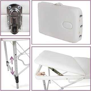 BAKAJI Πτυσσόμενο Αλουμινένιο Κρεβάτι Μασάζ 3 Ζωνών Φυσιοθεραπείας... BAKAJI Πτυσσόμενο Αλουμινένιο Κρεβάτι Μασάζ 3 Ζωνών Φυσιοθεραπείας...