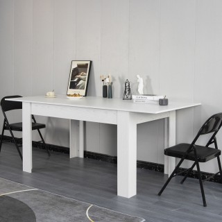 Shally Dogan  Επεκτεινόμενο Τραπέζι Φαγητού 90x140 έως 190 cm Λευκό...