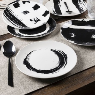 Villa DEste Σετ 6τμχ Πιάτο Φρούτων από Πορσελάνη The Black Mood 5... Villa DEste Σετ 6τμχ Πιάτο Φρούτων από Πορσελάνη The Black Mood 5...