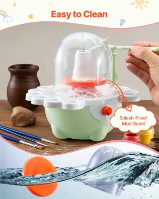 VEVOR Ηλεκτρικός Τροχός Κεραμικής για Παιδιά με Δίσκους 50 mm και 8...