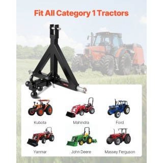 VEVOR Τριπλός Σύνδεσμος Ρυμούλκησης 2 για Τρακτέρ με Γρήγορη Σύνδεσ... VEVOR Τριπλός Σύνδεσμος Ρυμούλκησης 2 για Τρακτέρ με Γρήγορη Σύνδεσ...