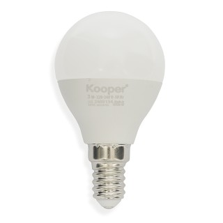 Kooper Σετ 4 Λαμπτήρες LED Bulbo 6W Ζεστό Φως Kooper 5914564