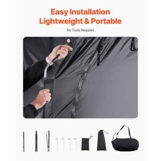 VEVOR Αδιάβροχη Σκηνή Αποθήκευσης Ποδηλάτων για 3 έως 4 Ποδήλατα HD...