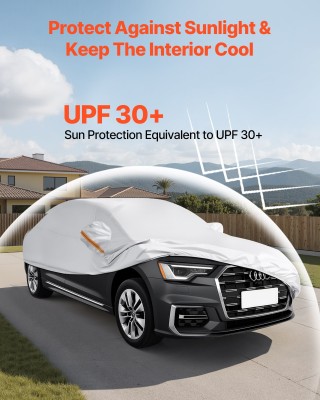 VEVOR Αδιάβροχο Κάλυμμα Αυτοκινήτου για Μεγάλα Ευρωπαϊκά Σεντάν - 5...