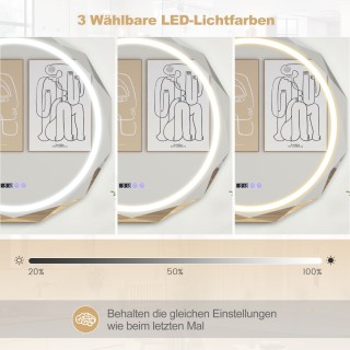 Costway Καθρέφτης Τοίχου με Αντιθαμβωτική Λειτουργία και Ρυθμιζόμεν... Costway Καθρέφτης Τοίχου με Αντιθαμβωτική Λειτουργία και Ρυθμιζόμεν...