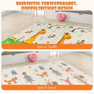 Costway Παιδικό Χαλάκι Παιχνιδιού πτυσσόμενο παιδικό χαλάκι διπλής ... Costway Παιδικό Χαλάκι Παιχνιδιού πτυσσόμενο παιδικό χαλάκι διπλής ...