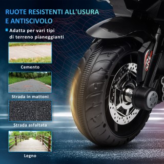 HOMCOM Ηλεκτρική Μοτοσικλέτα για Παιδιά 3-5 Ετών Μέγιστο 25kg με Φώ...