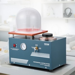 VEVOR Μηχανή Χύτευσης Κοσμημάτων με Αντλία Κενού 290W ZBDMJ2LWRJL0U...