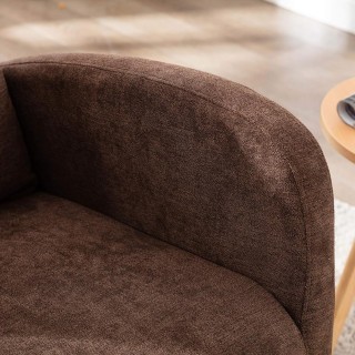 Shally Dogan Καφέ Κουνιστή Πολυθρόνα από Ύφασμα με Ξύλινη Κατασκευ... Shally Dogan Καφέ Κουνιστή Πολυθρόνα από Ύφασμα με Ξύλινη Κατασκευ...