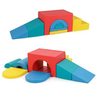 Costway  Σετ 7 Τεμαχίων Μαλακών Αναρριχητικών Βοηθημάτων από Αφρώδε...