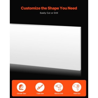 VEVOR Πλαστική Πινακίδα HDPE 24x48 ιντσών 1/2 πάχος HDPESLBHDPE212X... VEVOR Πλαστική Πινακίδα HDPE 24x48 ιντσών 1/2 πάχος HDPESLBHDPE212X...