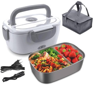 Φαγητοδοχείο Θερμαινόμενο Χρώματος Γκρι BN3381 GEM Φαγητοδοχείο Θερμαινόμενο Χρώματος Γκρι BN3381 GEM