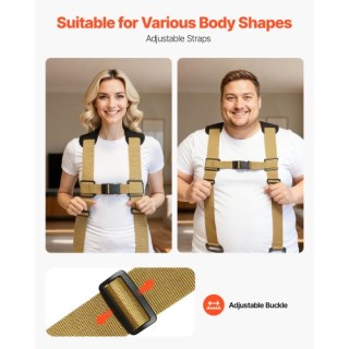 VEVOR Σύστημα Μεταφοράς 2 Ατόμων, Με Ιμάντες Στήριξης έως 453.6 kg ...