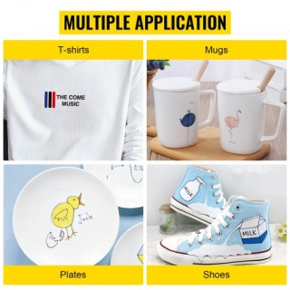 VEVOR Πρέσα Θερμότητας 12x15 5 σε 1 για Μπλουζάκια, Παπούτσια & Καπ...