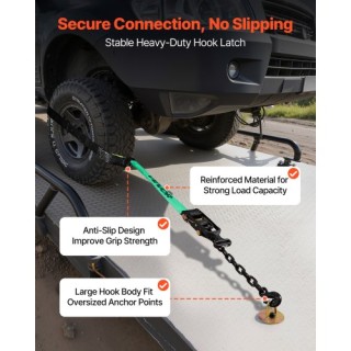 VEVOR Σετ Δεσίματος με Σφήνες και Ιμάντες για Τροχούς Αυτοκινήτων κ... VEVOR Σετ Δεσίματος με Σφήνες και Ιμάντες για Τροχούς Αυτοκινήτων κ...