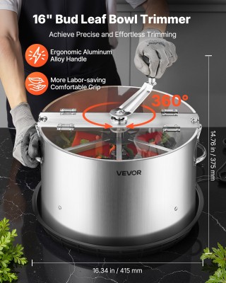 VEVOR Χειροκίνητος Κοπτικός Φύλλων 370mm με Ανοξείδωτες Λεπίδες SDK... VEVOR Χειροκίνητος Κοπτικός Φύλλων 370mm με Ανοξείδωτες Λεπίδες SDK...