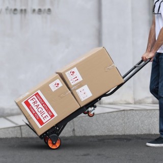 VEVOR Αλουμινένιο Καρότσι 2 σε 1, 136 kg, Βιομηχανικό Καρότσι & Πλα...